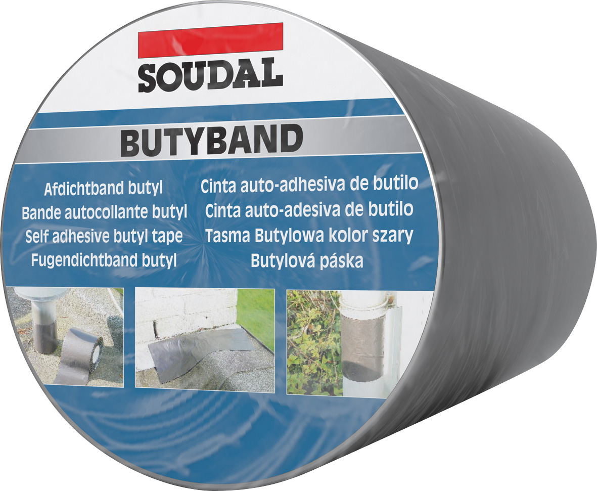 10 M BUTYBAND 22,5 CM ALU ROULEAU