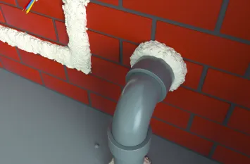 Mousse de remplissage application