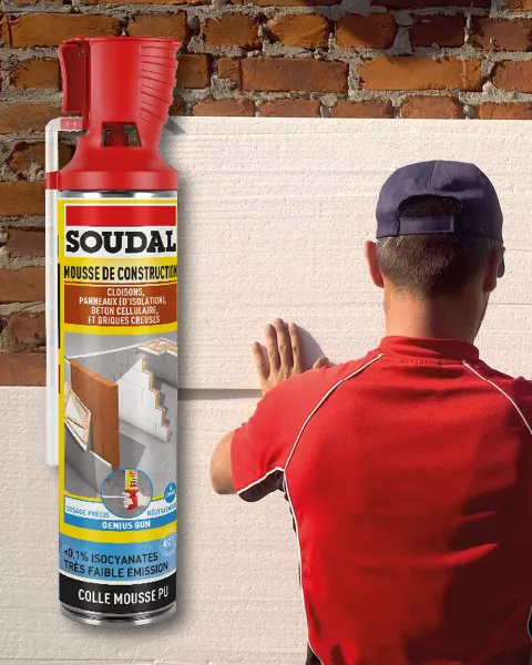 Colle mousse de construction Genius Gun