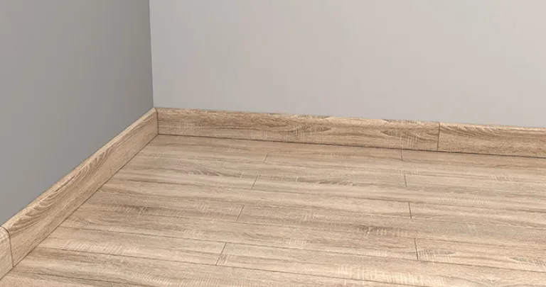 afkitten van plinten en parket