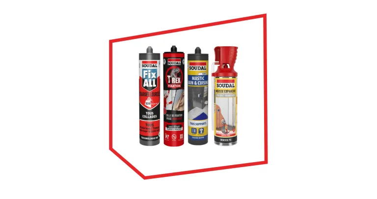 Etape 1  Achetez un produit de la marque SOUDAL