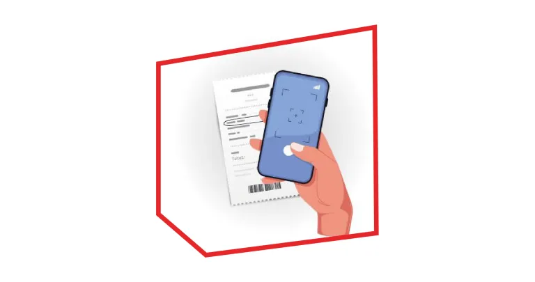 Etape 2  prenez en photo vos preuves d'achat