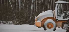 CP bâtiment en hiver