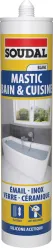 Mastic Bain & Cuisine Acetique Blanc 290ml
