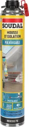 Mousse d'isolation pulvérisable pistolable 700ml