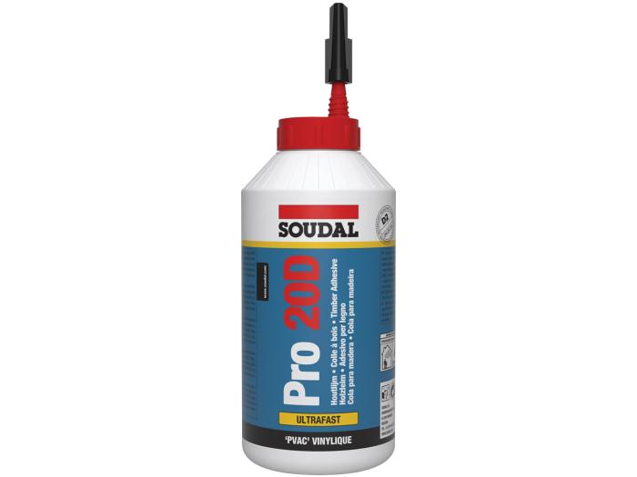 PRO 20D - Colle à bois blanche rapide 750g