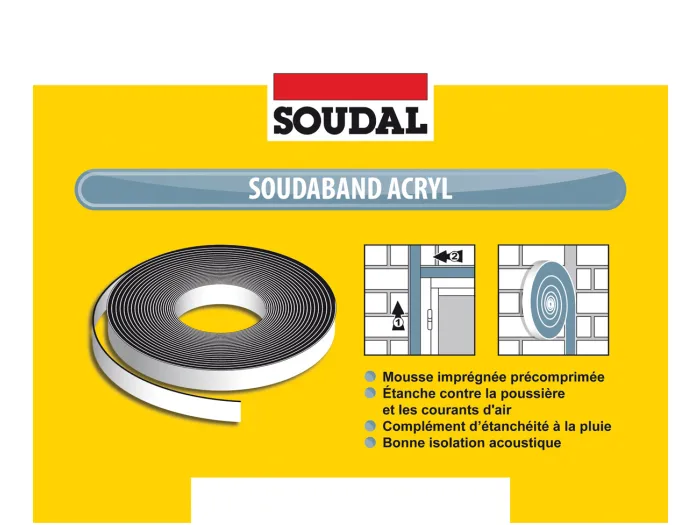 Soudaband Acryl 20/4-20mm Anthracite
