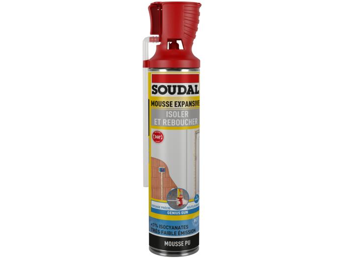 Mousse Isoler et reboucher Genius Gun 500ml