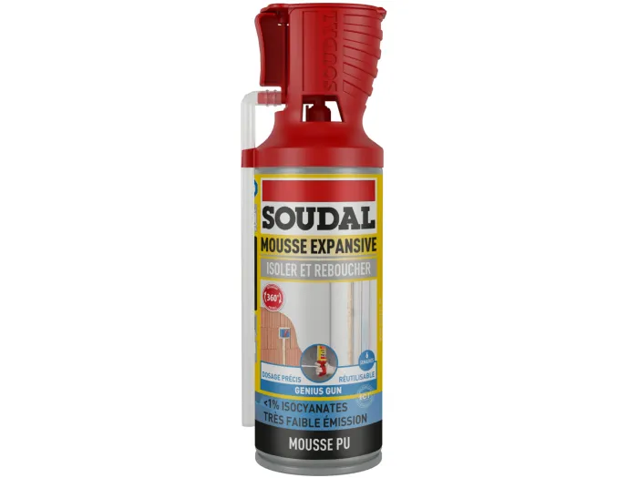 Mousse Isoler et reboucher Genius Gun 300ml