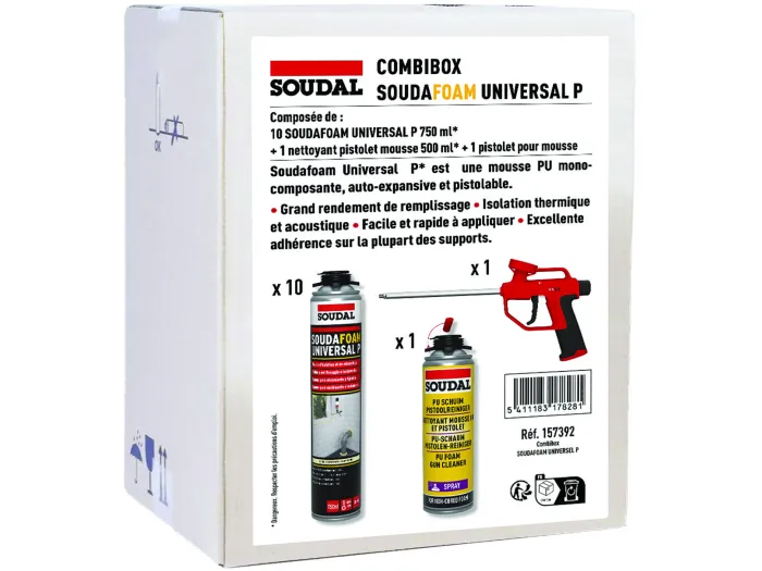 Combibox Soudafoam Universal P