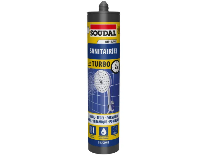 Mastic Sanitaire Turbo Blanc 290ml