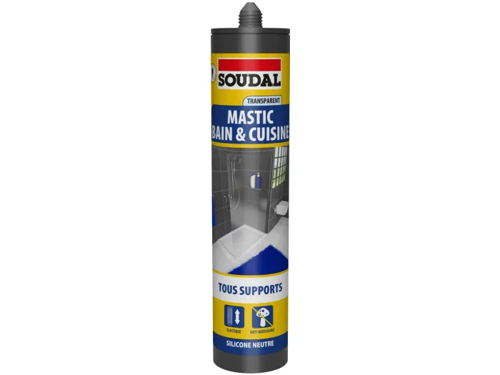 Mastic Bain & Cuisine Neutre Transparent 290ml