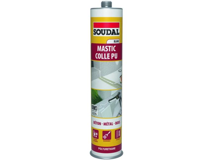 Mastic Colle PU SNJF Blanc 280ml