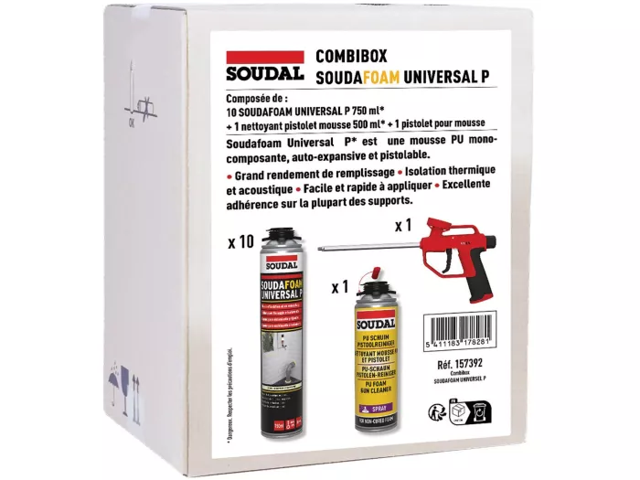 Combibox Soudafoam Universal P