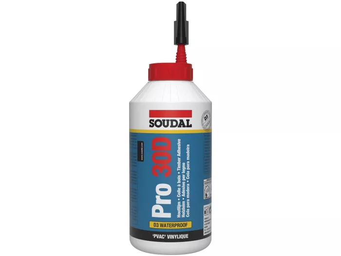PRO 30D - Colle à bois blanche res. à l'eau 750g