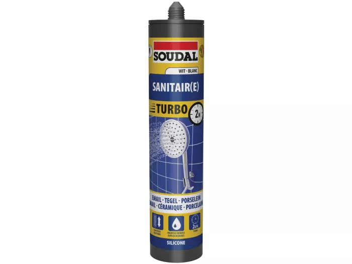 Mastic Sanitaire Turbo Blanc 290ml