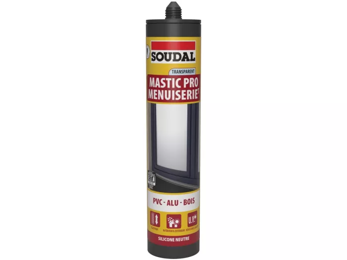 Mastic Pro Menuiserie SNJF Transparent 280ml