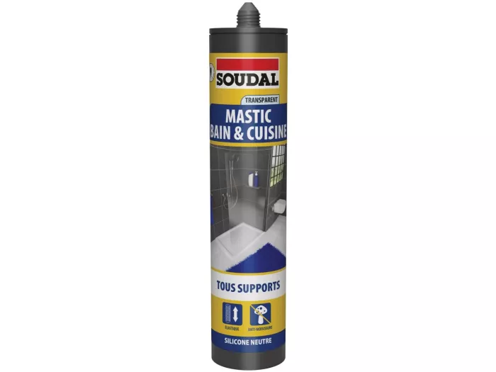Mastic Bain & Cuisine Neutre Transparent 290ml