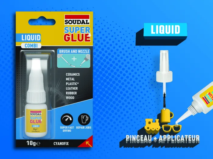 soudal super glue liquid 10g combi