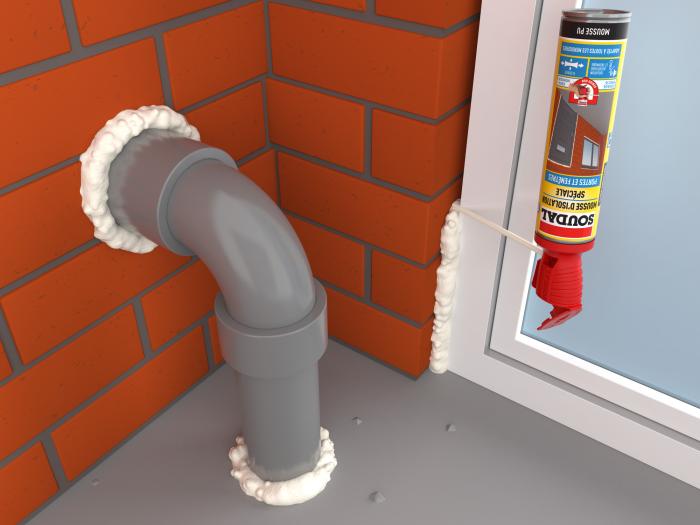 Application mousse porte et fenêtre