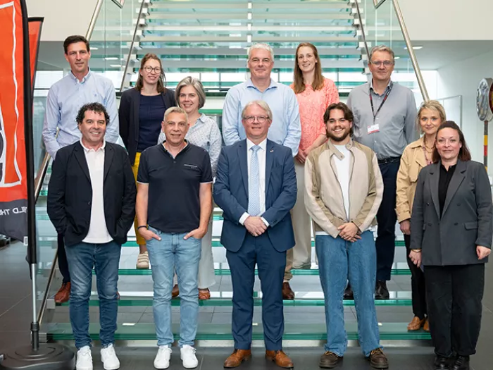 Visite équipe presse en Belgique 