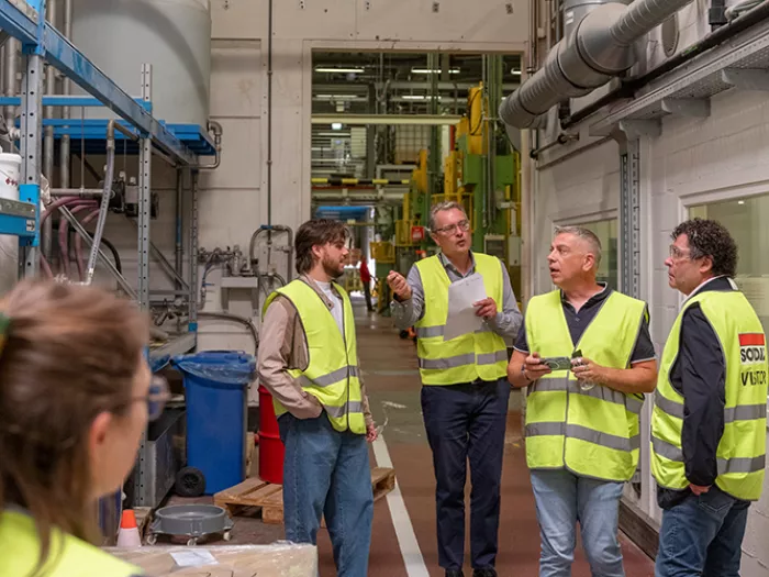 Visite presse en Belgique 